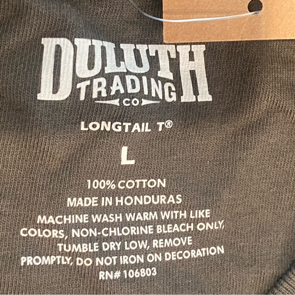 Duluth Trading Co Mens Size Large Long-tail T Tee Shirt NWT - Picture 7 of 12